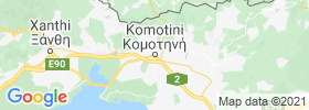 Komotini map